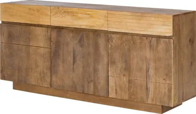 Produktbild von home24 Massives Sideboard mit 3 Türen - Mango