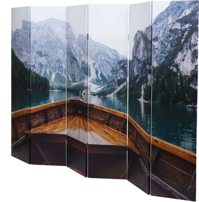 Immagine prodotto di Schermo fotografico HWC-A83, schermo divisorio per ambienti,  MVG ~ 180x244cm barca