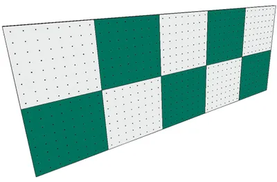 Produktbild von Sport-Thieme Boulderwand-Bausatz "Indoor Basic", Höhe 2,48 m, 620 cm, Ohne Überhang