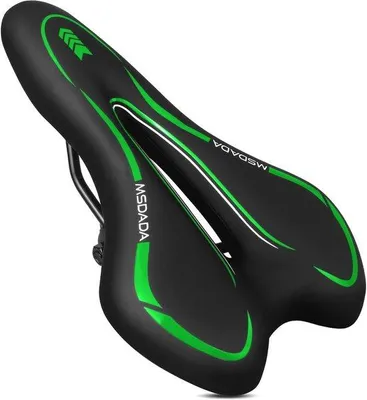 Productafbeelding van Comfortabel Gel Fietszadel voor Heren en Dames - Waterdicht en Zacht voor Alle Fietstypes