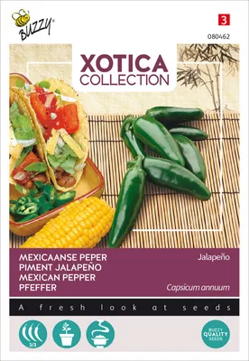 Image de Buzzy Xotica Poivre Graines de Jalapeno - Environ 2.5 gr | Buzzy_080462