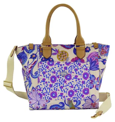 Zdjęcie produktu dla Torebka Oilily Hanay z tkaniny chintz w kolorze szafirowym: Shifting Sand
