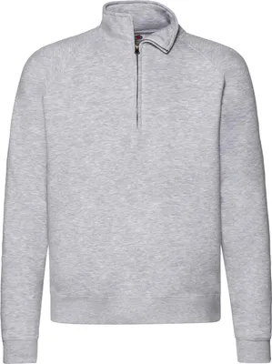 Imagen del producto de Fruit of the Loom - Sudadera con cremallera para hombre, modelo FK2260 (talla 4XL), color gris melange