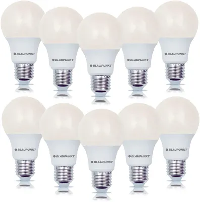 Produktbild von Blaupunkt Glühbirne e27 - Led Lampe - A60 Matt - 9W (80W) - 900 lm - 2700K Warmweiß Glühbirnen - Nicht-Dimmbar - 10er Set