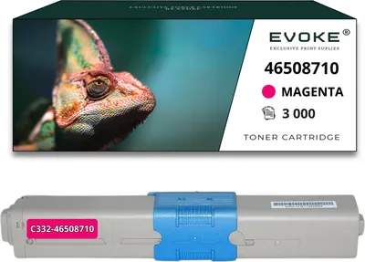 Immagine prodotto di Toner per OKI 46-C332XM 46508710 Rosso (magenta) | Sostituzione per C 332 DN 332 DNw MC 332dn 363 DN 363 DNW MC 363 N