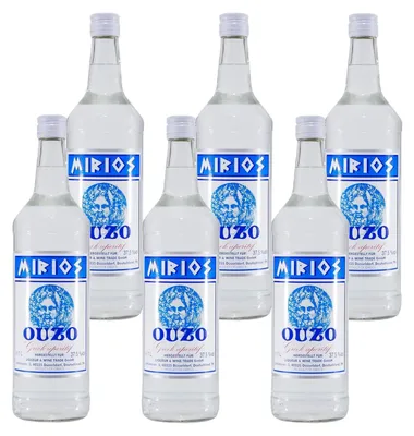 Produktbild von Mirios Ouzo - Grperitif (6 x 1,0L)