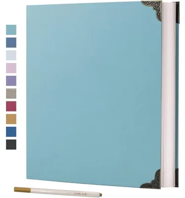 Productafbeelding van Fotoboek met zelfklevende pagina's, hardcover, 60 pagina's, met een DIY scrapbooking set, 3 ringband, 23x27 cm, groen