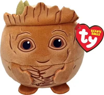 Image de Ty Puffies Marvel Groot (10 cm)