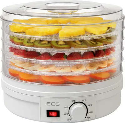 Zdjęcie produktu dla ECG SO 375, Przezroczysty, Biały, 32 cm, 35 °C, 70 °C, 250 W, 328 x 270 x 328 mm