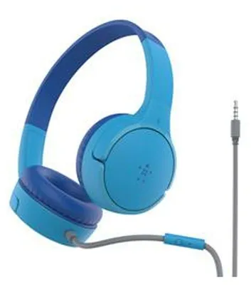 Produktbild von Belkin SoundForm Mini, Kabelgebunden, Anrufe/Musik/Sport/Alltag, Kopfhörer, Blau