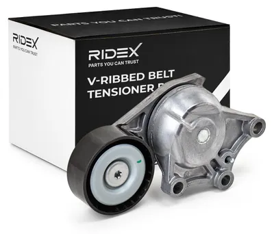 Produktbild von RIDEX 310T0067 Spannrolle Keilrippenriemen passend für PEUGEOT 2008 Kombi (CU) 208 I Schrägheck (CA, CC) 308 SW II für CITROËN BERLINGO (B9)