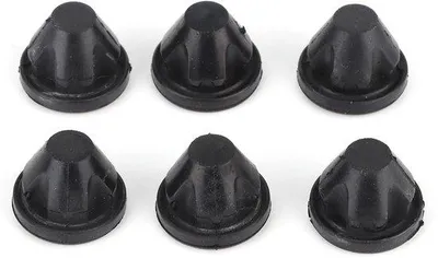 Immagine prodotto di Isolamento per cofano motore - Paraurti in gomma - Compatibile con Volkswagen A3/A4/A6 - Seat Altea/Cordoba/Ibiza/Leon - Prodotto nuovo - Colore: nero - Componente per cofano motore