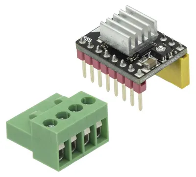 Produktbild von Makeblock MegaPi Schrittmotortreiber V1, DRV8825, Schraubklemme 3.96-4P, 2,5A 45V 5V