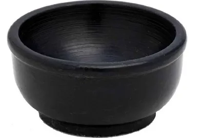 Immagine prodotto di Ciotola per incenso nera, recipiente per incenso, diametro 6,5 cm, ciotola decorativa in pietra ollare 7510