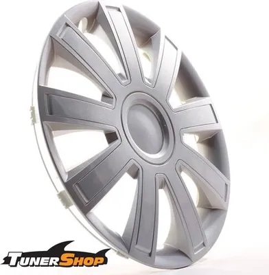 Immagine prodotto di 4 coprimozzi cerchi Tunershop 16 pollici Arrow Lux argento compatibile con Alfa Dacia Honda Land Rover Mitsubishi Saab Suzuki