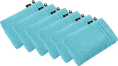 Produktbild von 6er Pack Waschhandschuh Vienna Style Supersoft von der Marke Vossen 22 x 16 cm