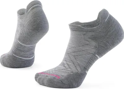 Produktbild von Smartwool Damen Run Targeted Cushion Low Ankle Socken lightgrey white 42-45