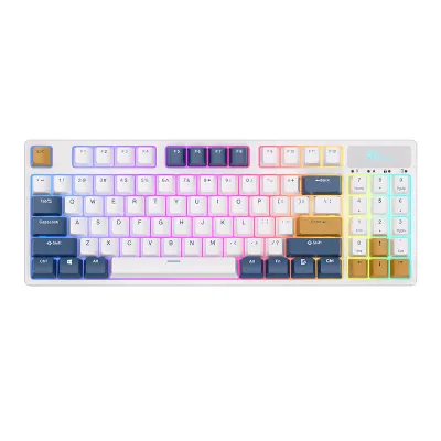 Image de Royal Kludge Rk89 Rgb Wireless Mechanical Keyboard, Lemon Switch (White)