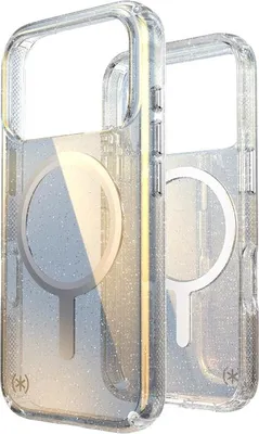 Productafbeelding van Telefoonschaal voor iPhone 17 Pro, Speck Presidio Lux MagSafe, blauw met glitter