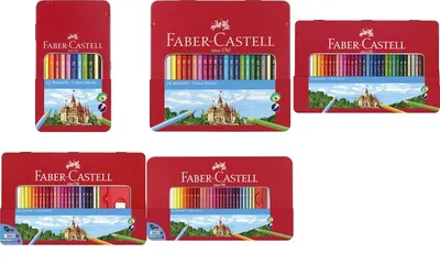 Produktbild von Faber-Castell 115824, Beige, Schwarz, Blau, Gold, Grün, Elfenbein, Lila, Magenta, Orange, Pink, Violett, Weiß, Gelb, 1 Stück(e)