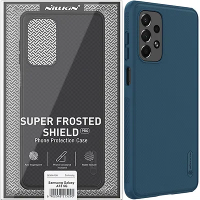 Produktbild von Nillkin Super Gefrostet Schild Pro Dauerhafte Fall Abdeckung Samsung Galaxy A73 Blau