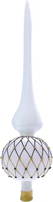 Produktbild von Weihnachtsspitz Weiß Netzdekor