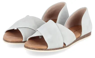 Productafbeelding van Apple of Eden dames sandalen, model CHIUSI, kleur groen, materiaal: ruw leer, maat: 42