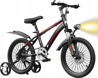Produktbild von Kinderfahrrad 16 Zoll Scheiben Seite Räder Stossdämpfer Led-Schild