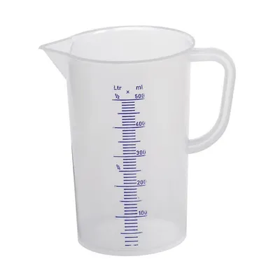 Produktbild von Messbecher 0,5 l transparent