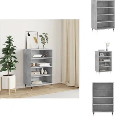 Produktbild von vidaXL Highboard Betongrau 57x35x90 cm Holzwerkstoff -  Sideboards
