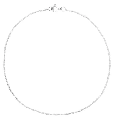 Produktbild von Fußkette Fußkettchen Panzerkette 925 Silber 23 cm Damen Stärke: 1.1 mm