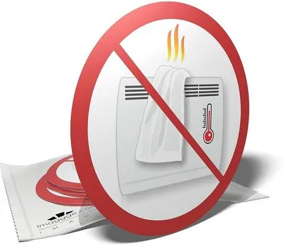 Productafbeelding van Veiligheidsstickers voor elektrische radiatoren - Voorkom oververhitting en brandgevaar