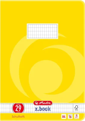 Immagine prodotto di herlitz 300004160 herlitz Quaderno x.book, DIN A4, righe 29 / a quadretti