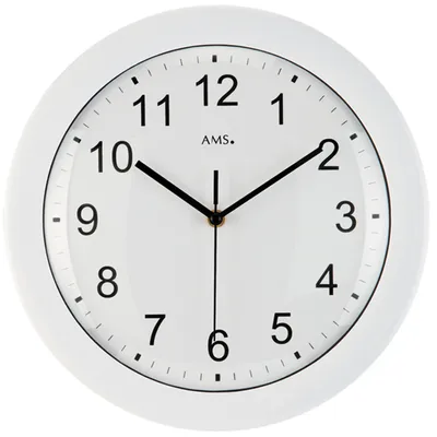 Produktbild von AMS Funk-Wanduhr, Funkwerk, D30x4cm, 5934