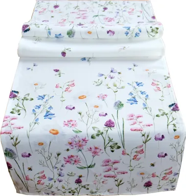 Produktbild von Tischwäsche mit Druck Blumenwiese 40 x 140 cm