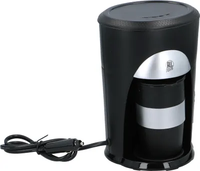 Produktbild von All Ride Kaffeemaschine 24V Auto LKW Kaffeemaschine für Pads - mit Becher - Schwarz