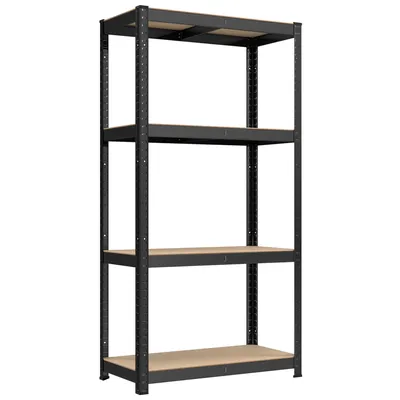 Obrázek produktu pro SONGMICS Skladovací regál, 160 x 80 x 40 cm, nosnost až 520 kg, 4 nastavitelné police-044