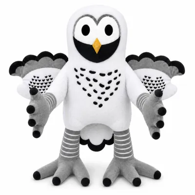 Immagine prodotto di wiztex - 99 Notti nella Foresta: Peluche - 32 cm - Gufo bianco in cotone PP, ideale come regalo