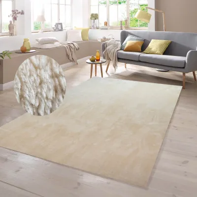 Produktbild von Teppich Shaggy Flokati in beige Größe - 240 x 340 cm