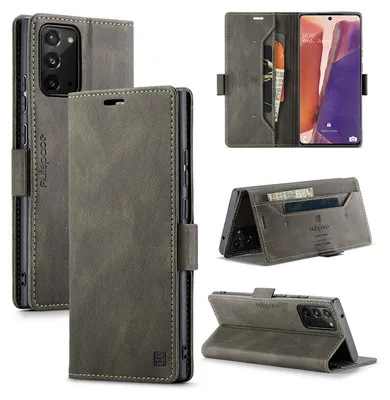 Immagine prodotto di Galaxy Note 20 Custodia, Retro Custodia in Finto cuoio, Stand e Custodia protettiva per Samsung Galaxy Note 20 Caffè Kupfer