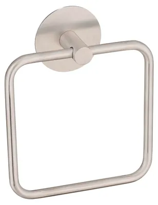 Produktbild von SCHÖNER WOHNEN-Kollektion Handtuchring Mod. Meleto Silber Matt, zum Kleben oder Bohren