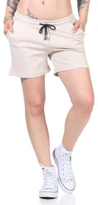 Produktbild von Bequeme Damen Shorts – Sommerliche Freizeit-Hotpants in vielen Farben & Prints Beige/S/36