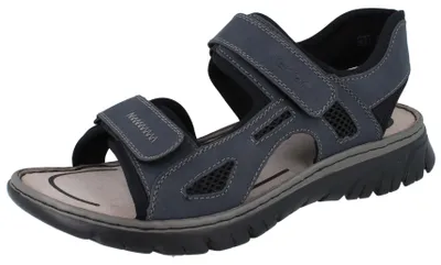 Produktbild von RIEKER Herren Sandale blau Kunstleder - Größe: 41