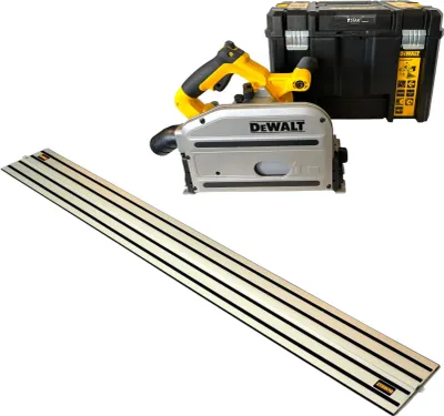 Produktbild von DeWalt DWS 520 KT Tauchkreissäge 1300 Watt 165 mm + Sägeblatt + Führungsschiene + TSTAK
