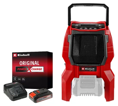 Produktbild von Einhell Akku-Radio TC-RA 18 Li BT | 10 W | AM - FM - DAB+ | Bluetooth | 2,5 Ah Akku-Starterset | Wandhalterung