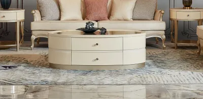 Zdjęcie produktu dla Stolik kawowy owalny design stoliki kawowe stoliki boczne salon owale