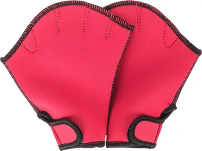 Produktbild von 1 Paar Schwimmhandschuhe mit Schwimmhäuten, Wasserwiderstandstraining, Männer und Frauen, Anfänger, Aquatic Fitness, Tauchen, Schwimmen, Handflossen, Paddel, Schwimmausrüstung