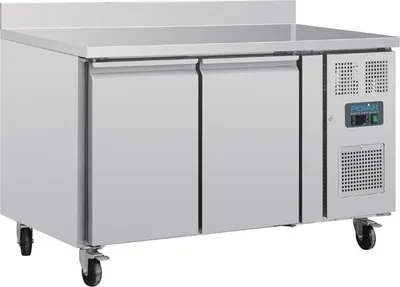 Produktbild von Polar U-Serie Doppel-Tür Thekenkühlschrank mit Aufkantung 282Ltr