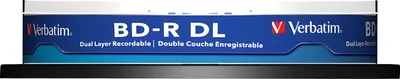 Obrázek produktu pro Verbatim BD-R DL Blu-ray Blank 10 vřeten