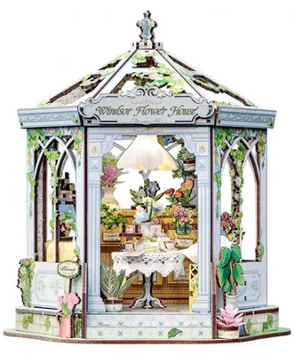 Zdjęcie produktu dla Puzzle 3D, Domik Windsor Flower House, Cutebee, 235 elementów